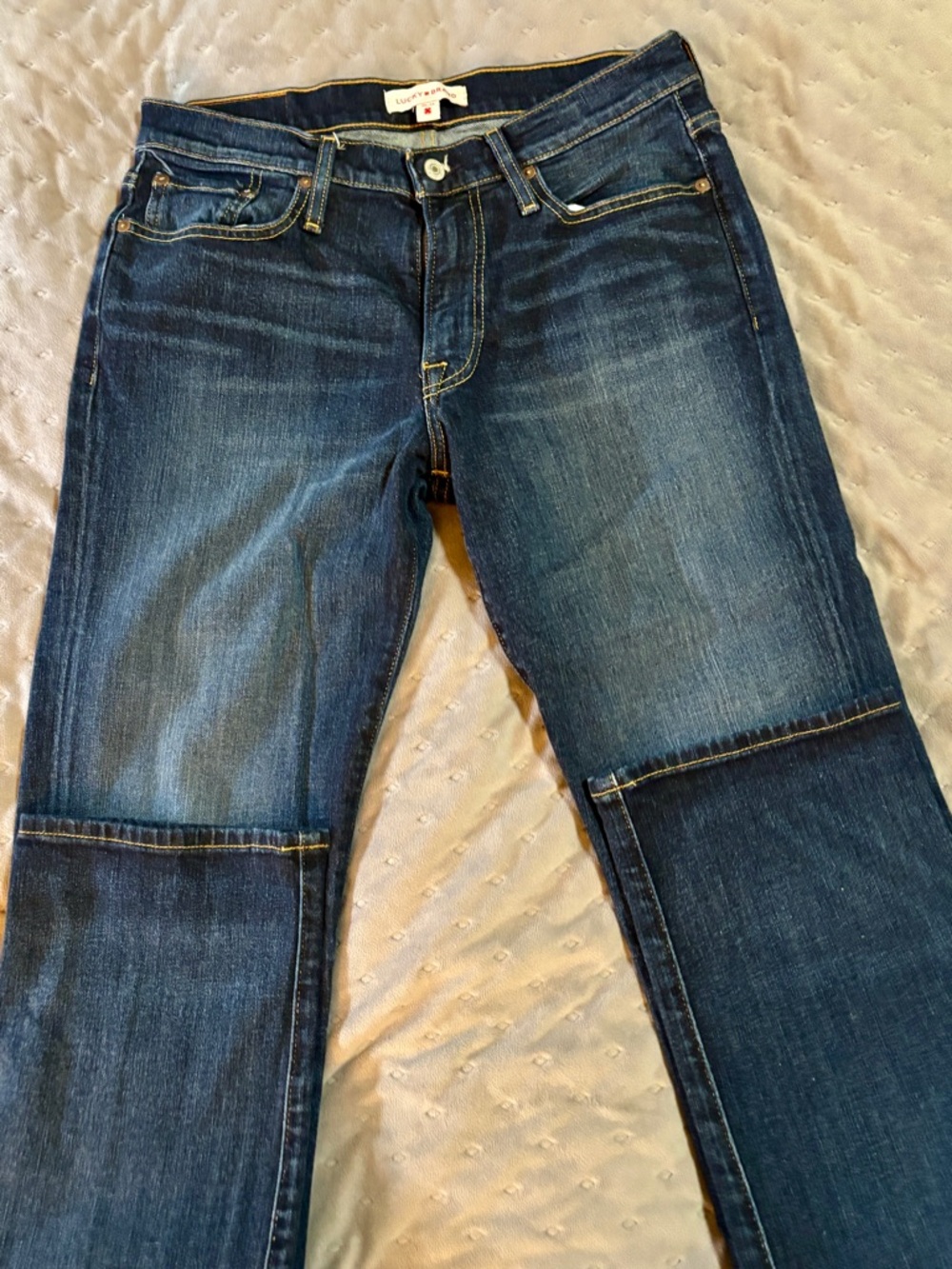 Lucky brand straight fit 30x34 are in new condition without tags.
